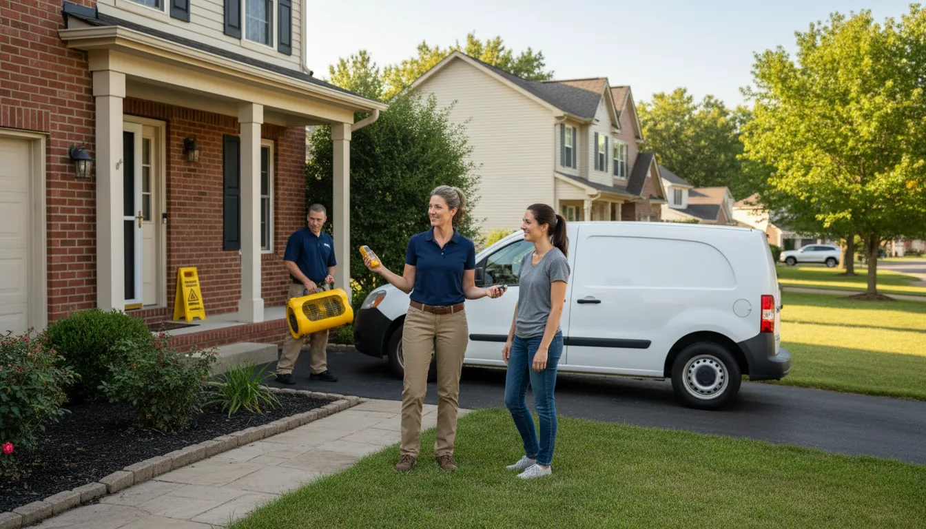 Water restoration image for Home Water Damage Repair in Albert, OK